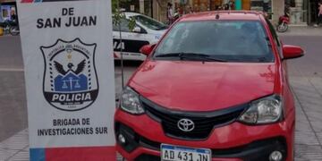 El sanjuanino recuperó el auto que le habían robado el mismo día de la compra, en Mendoza.