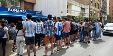 Los bares fueron los elegidos para vivir el encuentro.