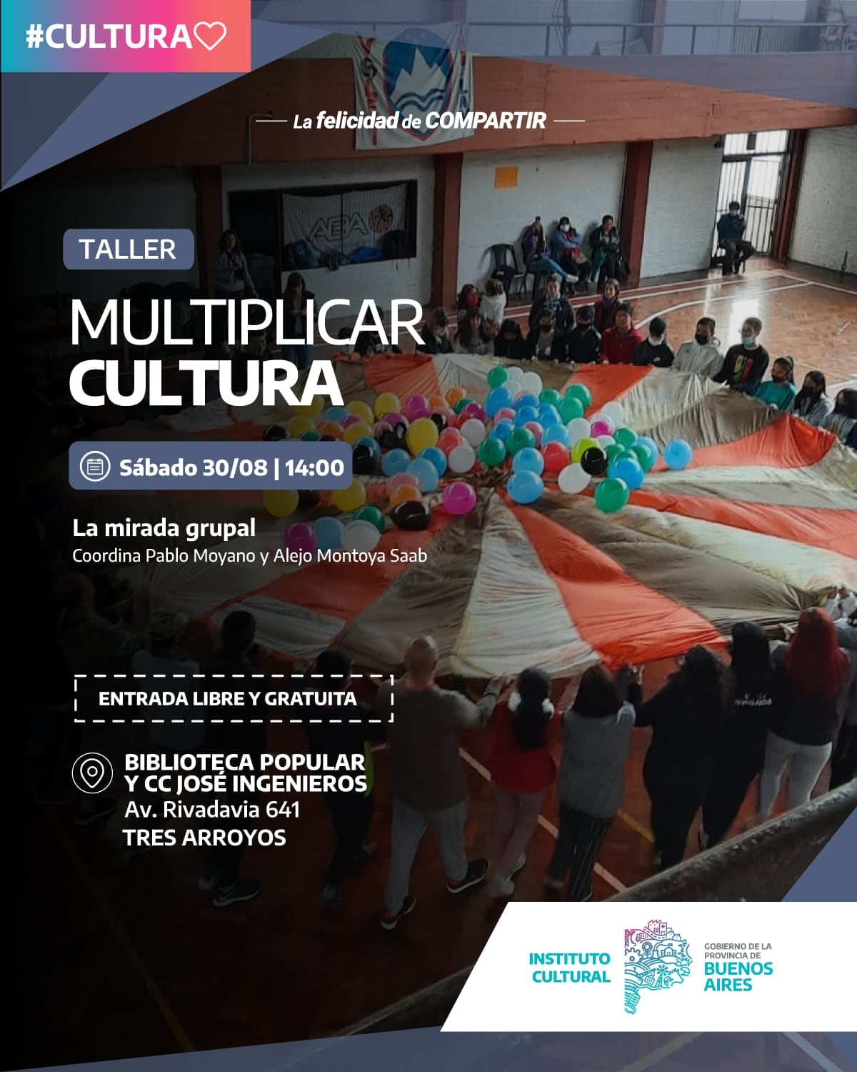 Tres Arroyos: Talleres de Multiplicar Cultura