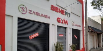 Gimnasio clausurado en Rafaela