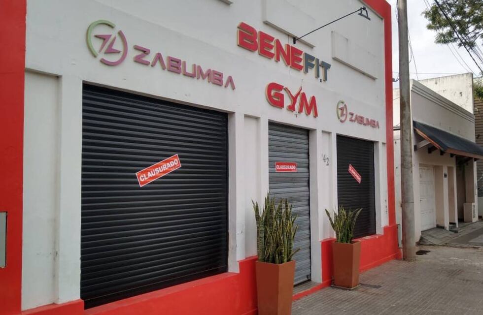 Clausuraron un gimnasio