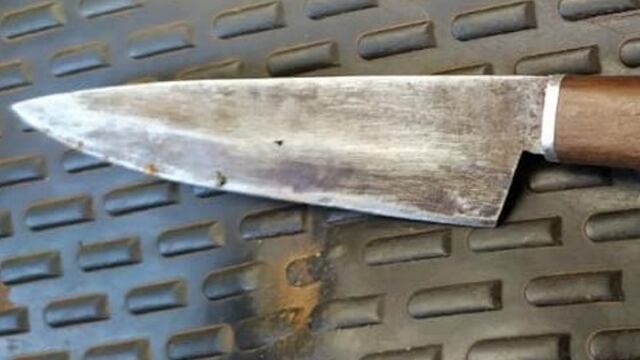 El joven herido por el arma blanca se encuentra fuera de peligro.