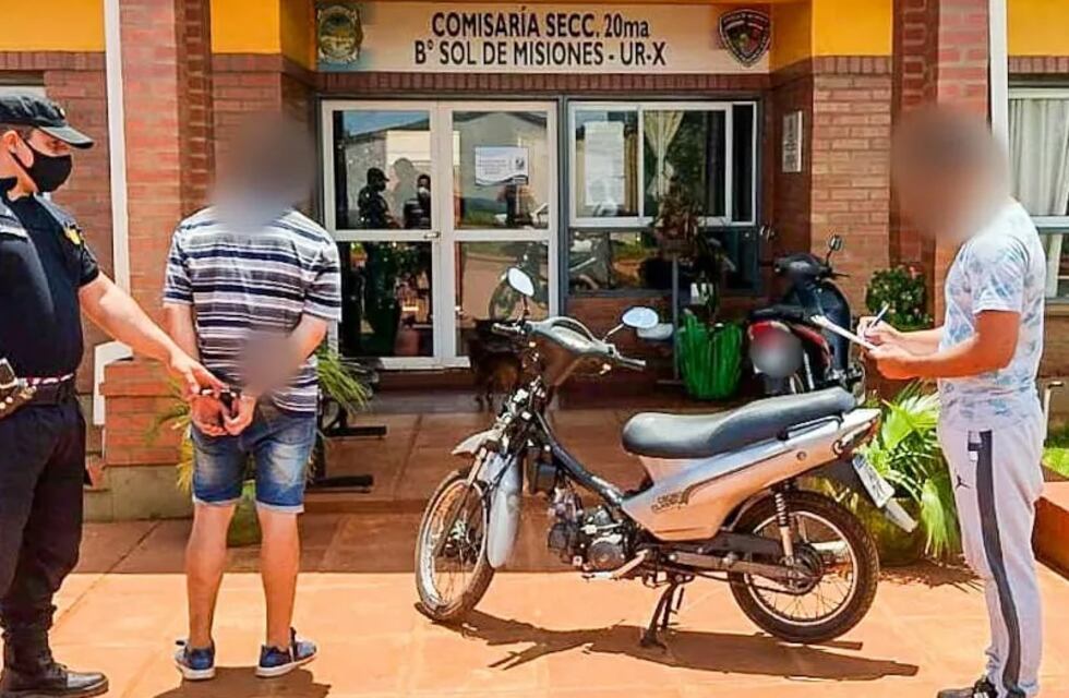 Detienen a un joven por el robo de una motocicleta en Posadas