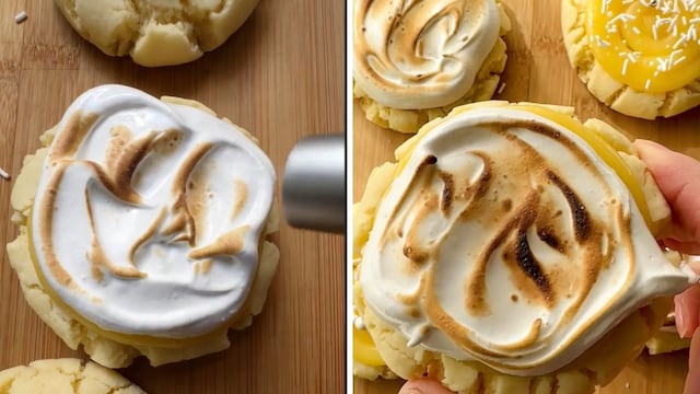 Cómo hacer un lemon pie cookies: la receta fácil para tener el postre en pocos minutos