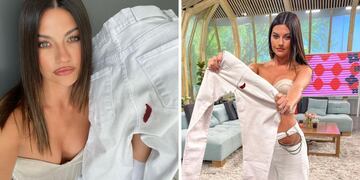 A Sofía Jujuy Jiménez se le vio una mancha de menstruación en el pantalón en vivo mientras bailaba y se hizo viral.