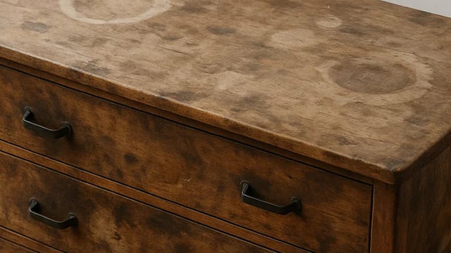 Ni lavandina ni bicarbonato: el truco casero para sacar las manchas de los muebles de madera