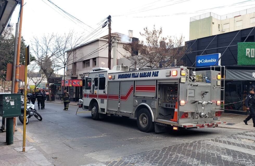 Principio de incendio en un restaurant de Villa Carlos Paz