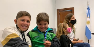 Santiago Rosso fue recibido por las autoridades del Honorable Concejo Deliberante de General Pueyrredón.