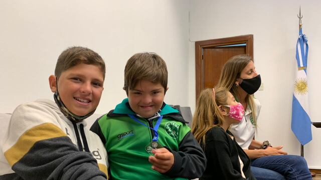 Santiago Rosso fue recibido por las autoridades del Honorable Concejo Deliberante de General Pueyrredón.