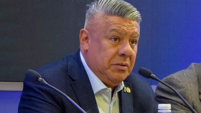 Claudio Tapia, presidente de la Asociación del Fútbol Argentino. La pelea con Andrés Fassi y Talleres mantiene la centralidad (Prensa AFA).
