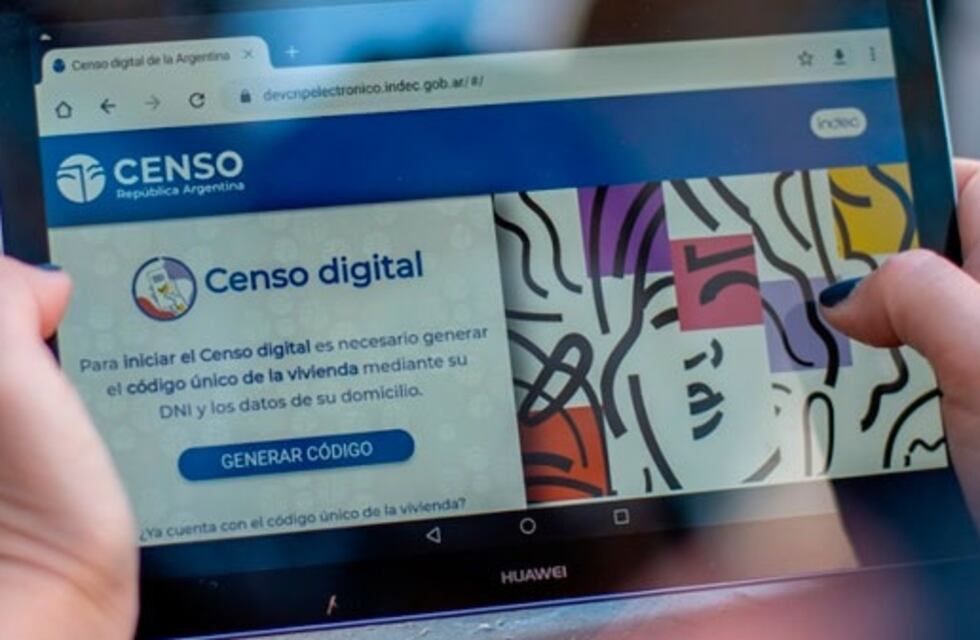 Censo 2022: los mendocinos podrán completarlo de forma digital desde marzo