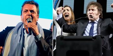 Sergio Massa y Javier Milei disputarán la presidencia en un balotaje que tiene en vilo al país. Foto: La Voz