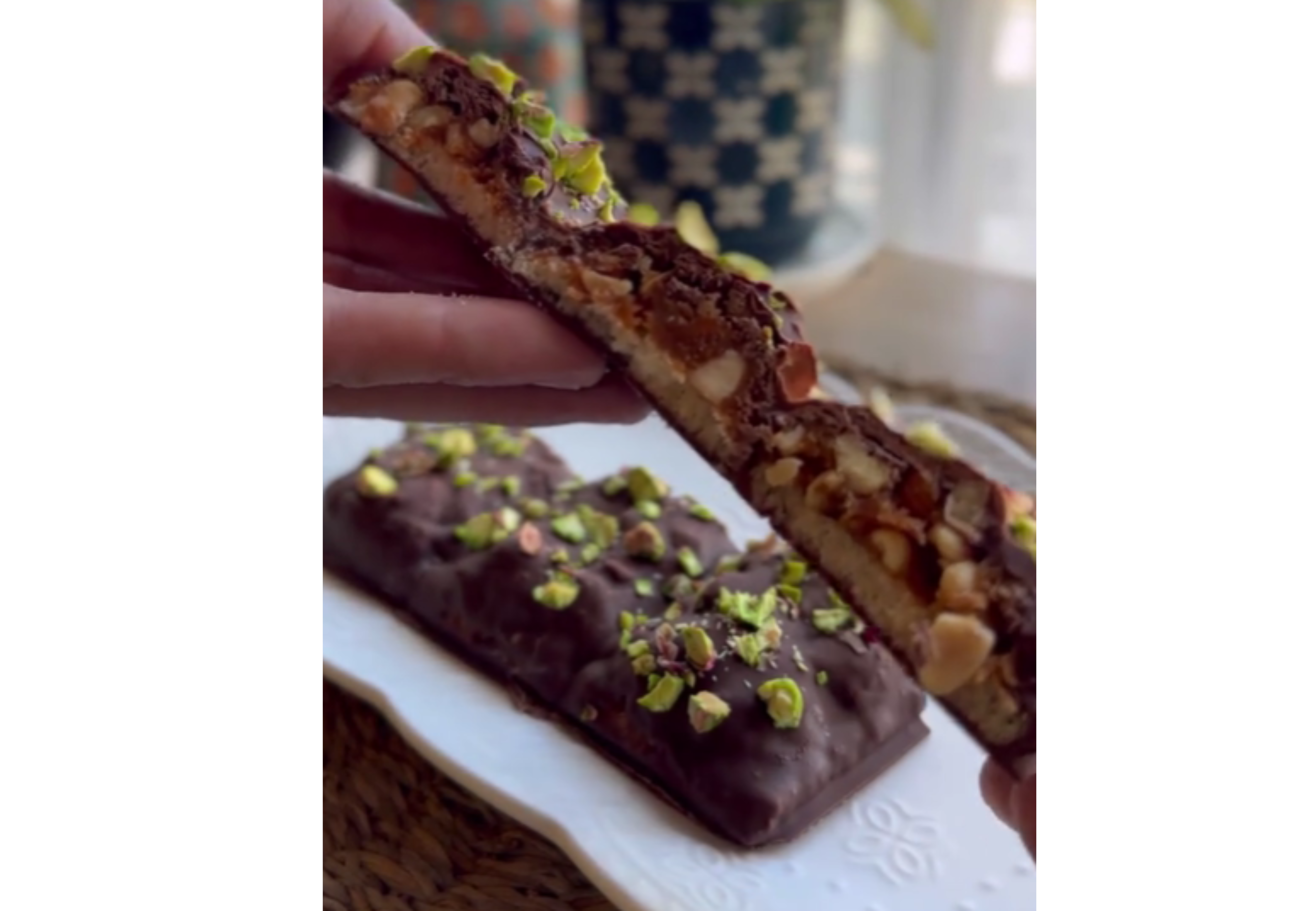 Así queda este turrón.