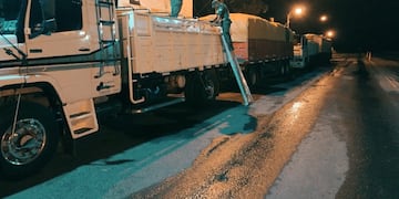 Secuestraron dos camiones con 58 toneladas de soja
