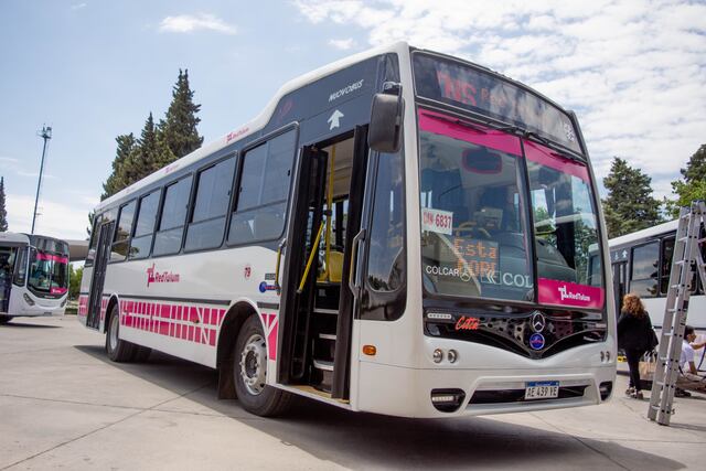 Los colectivos de la RedTulum estarán identificados con distintos colores según los departamentos que abarquen sus recorridos.