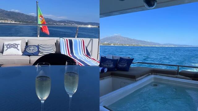 Así es "Bandido 90", el lujoso yate que alquilaron Martín Insaurralde y Sofía Clerici en Marbella