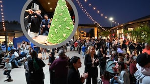 Un "Árbol de Navidad de Gualeguaychú" se convierte el árbol de chocolate más grande de Argentina