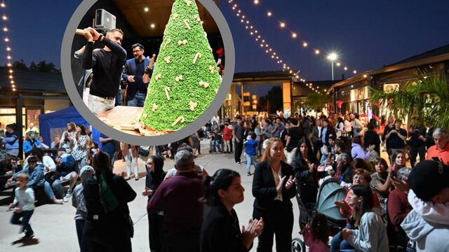 Un "Árbol de Navidad de Gualeguaychú" se convierte el árbol de chocolate más grande de Argentina
