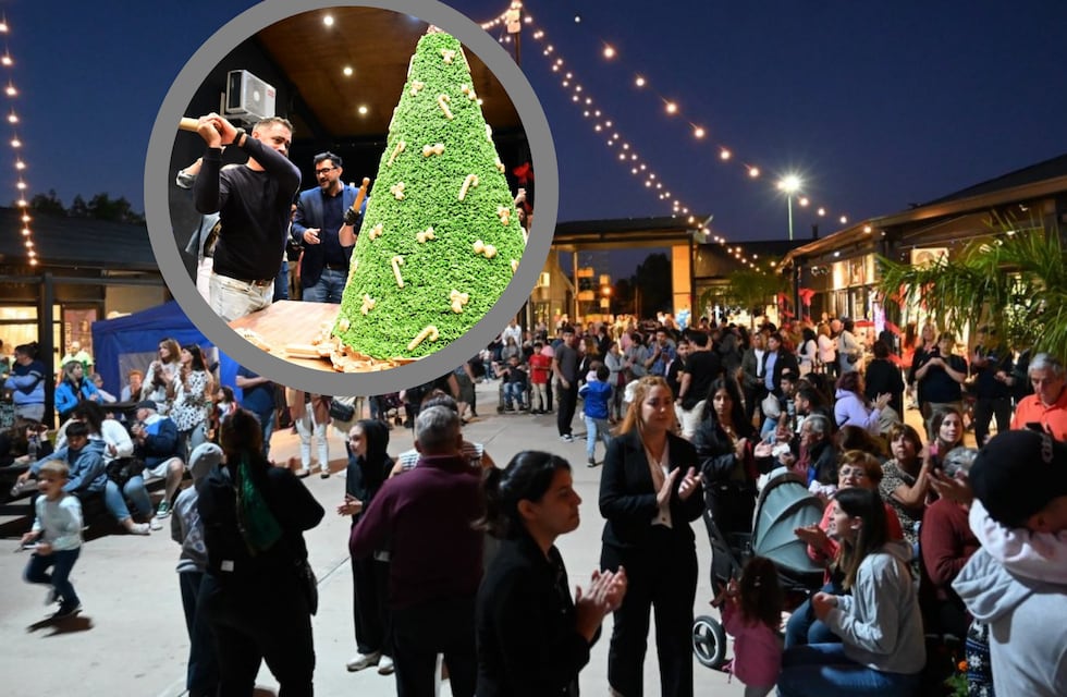Un imponente “Árbol de Navidad de Chocolate” es la atracción de Gualeguaychú en vísperas de fiestas