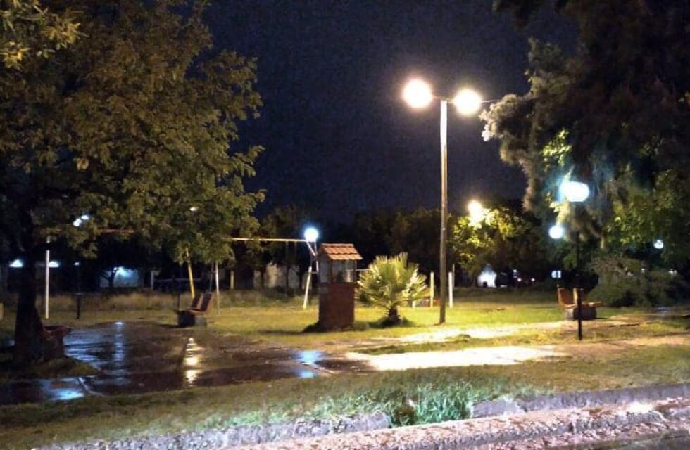 Amplían la zona cubierta por luces led en San Rafael