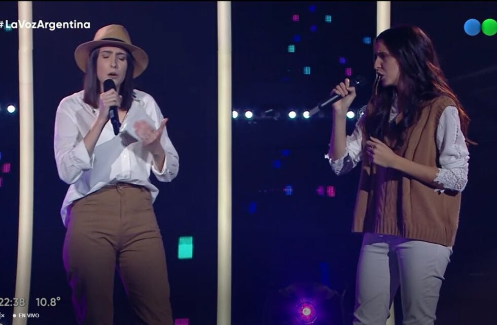 Las gemelas altagracienses que hicieron llorar a La Sole en La Voz Argentina