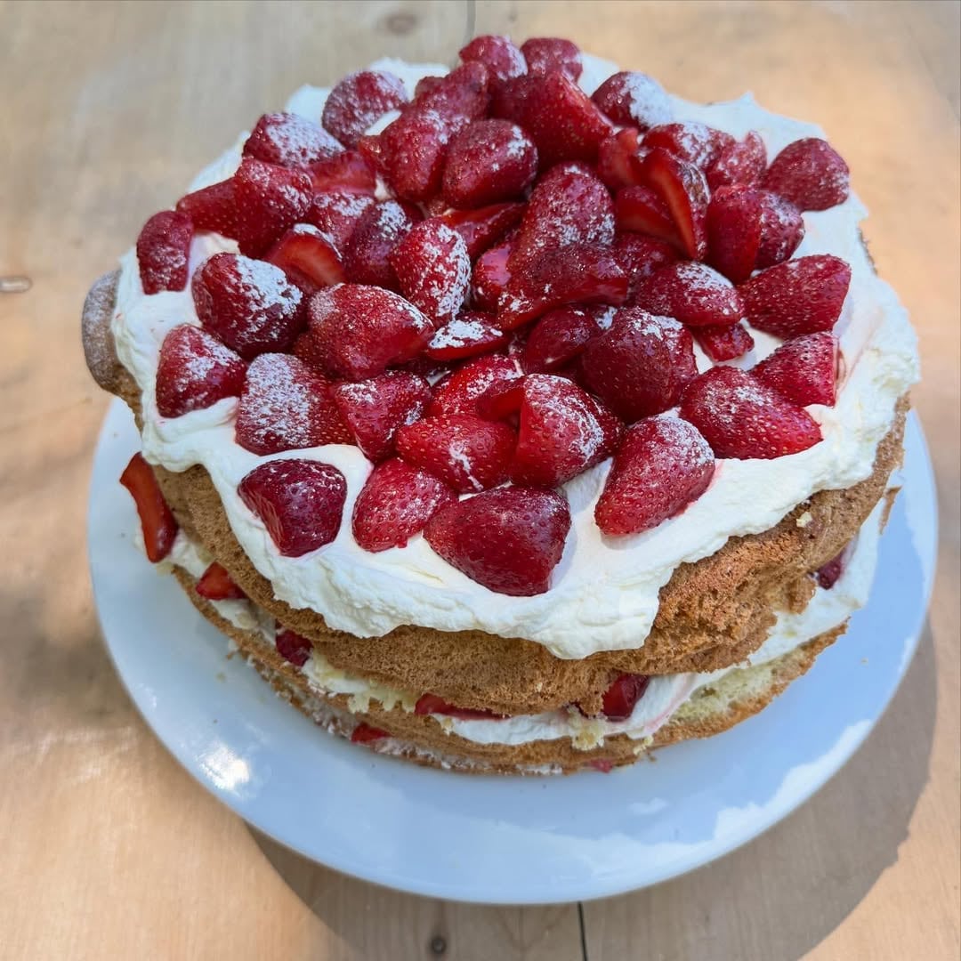 Así queda la torta con esta receta.