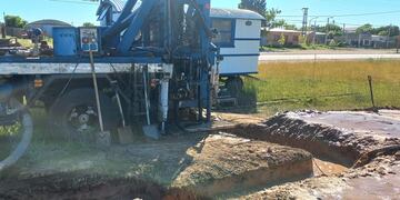 Comenzó la perforación de uno de los pozos de agua licitados a través del financiamiento del DIPAC