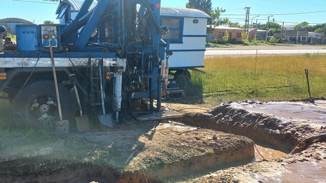 Comenzó la perforación de uno de los pozos de agua licitados a través del financiamiento del DIPAC