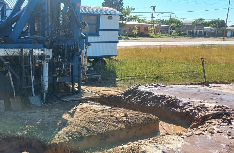 Comenzó la perforación de uno de los pozos de agua licitados a través del financiamiento del DIPAC