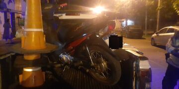 Le retuvieron la moto: venía sin papeles y alcoholizado