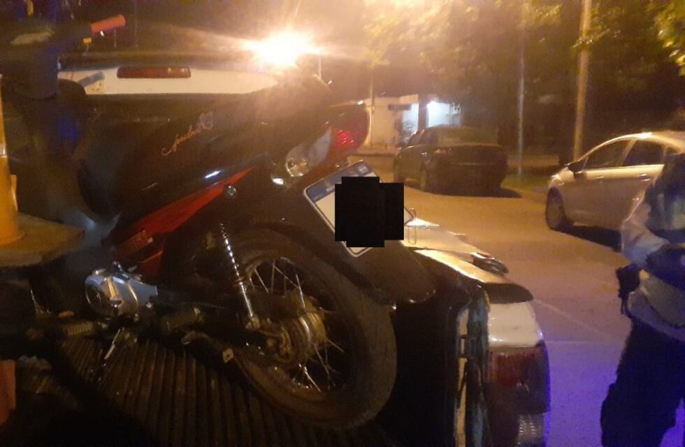 Venía alcoholizado y sin papeles de la moto: se la sacaron