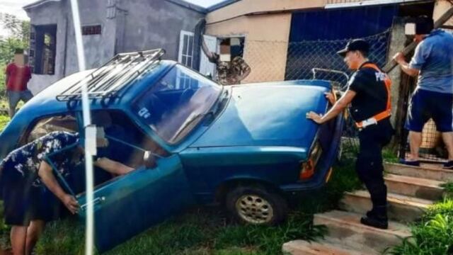 Aristóbulo del Valle: detienen a un automovilista ebrio que casi causa una tragedia.