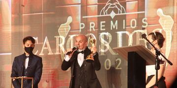 Edición 2021 de Premios Carlos, cuando ganó el de Oro "América Show" (Foto: La Voz Archivo)