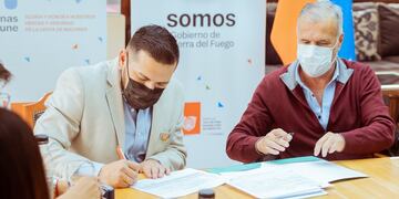 Participaron Representantes del Ministerio de Desarrollo Humano de Tierra del Fuego y del Gobierno Nacional.