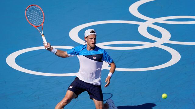 "El Peque" Schwartzman en Tokio 2020. (AP)