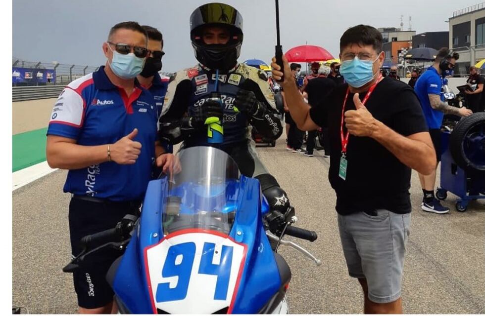 Andrés González se presentó en la tercera fecha del campeonato español de Superbike