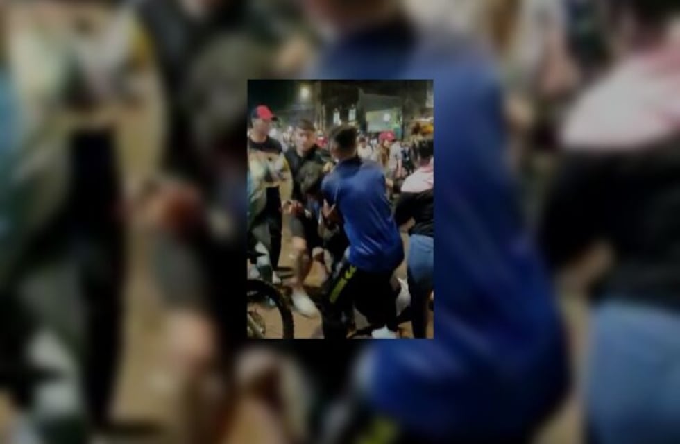 Jóvenes en Eldorado protagonizaron gresca en el marco de los festejos por el seleccionado Albiceleste