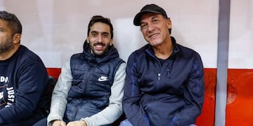 Facundo Campazzo y Marcelo Milanesio, un lujo en el partido de Instituto.