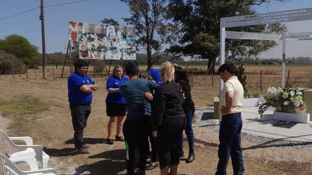 Homenaje a los operarios de Arcor fallecidos en Ruta 19