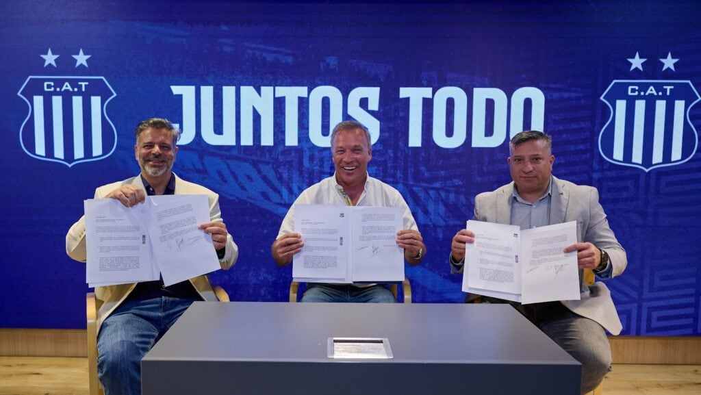 Andrés Fassi, Román Huespe y Adrián Gruppi.
