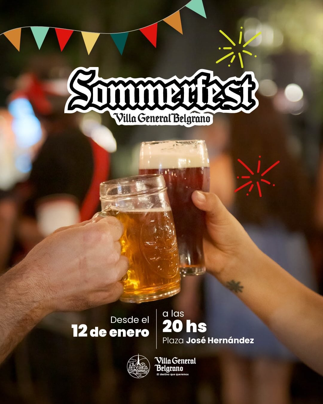 Sommerfest en Villa General Belgrano.