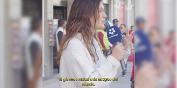 Una periodista europea se volvió viral en Córdoba.