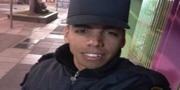 El policía Mauro Altamirano salvó la vida de la menor.