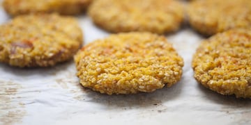 Galletas de coco sin harina y sin azúcar.