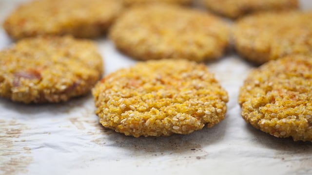 Galletas de coco sin harina y sin azúcar.