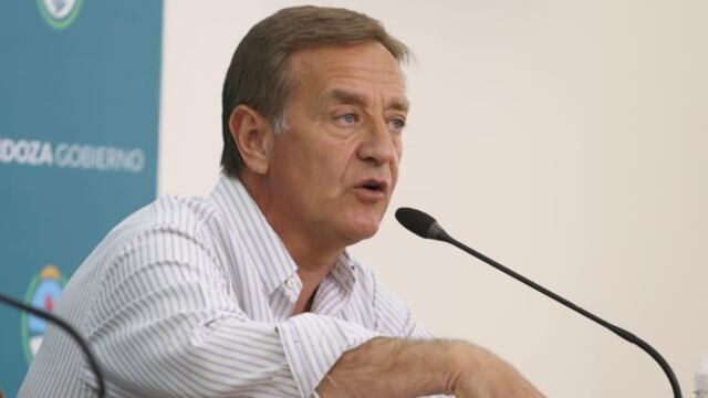 Rodolfo Suarez, gobernador de Mendoza