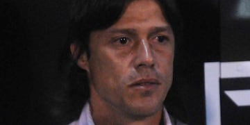 Matías Almeyda se enojó con un periodista cuando le preguntaron sobre River. Foto: Fotobaires.