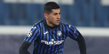Cristian Romero con la camiseta de Atalanta. (AP)