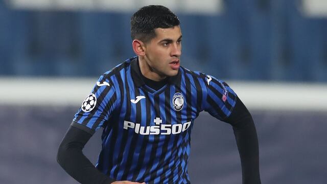 Cristian Romero con la camiseta de Atalanta. (AP)