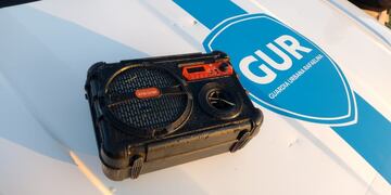 La GUR recuperó un equipo de música